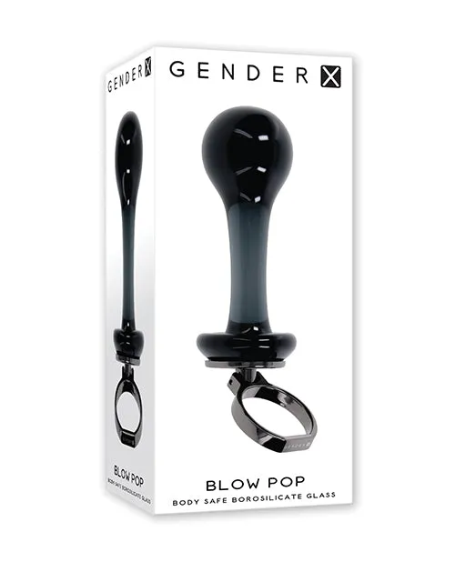 Evolved Anal Gender X Blow Pop Glass Anal Plug