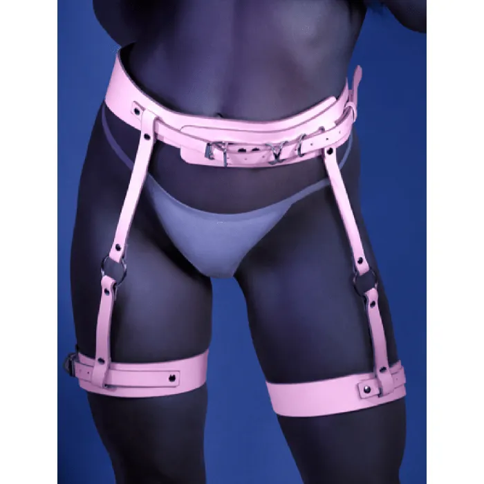 Female Sex Toys Fantasy Lingerie Strapped In Glow Leg Harness