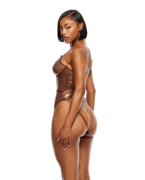 Female Sex Toys Liquid Metal Metallic Mesh Teddy Metallic Copper Forplay