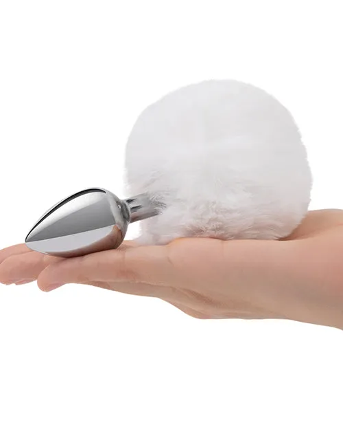 Gemsations 295 Metal Bunny Tail Butt Plug Electric Eel Anal