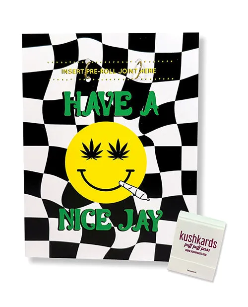 Have A Nice Jay Greeting Card wMatchbook Kush Kards Vibrators