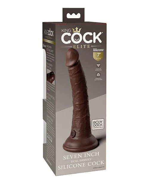 King Cock Elite 7 Dual Density Silicone Cock Pipedream Female Sex Toys