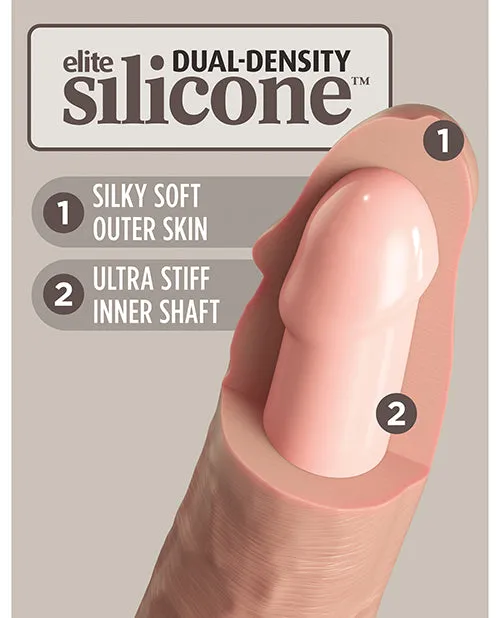King Cock Elite 7 Dual Density Silicone Cock Pipedream Female Sex Toys