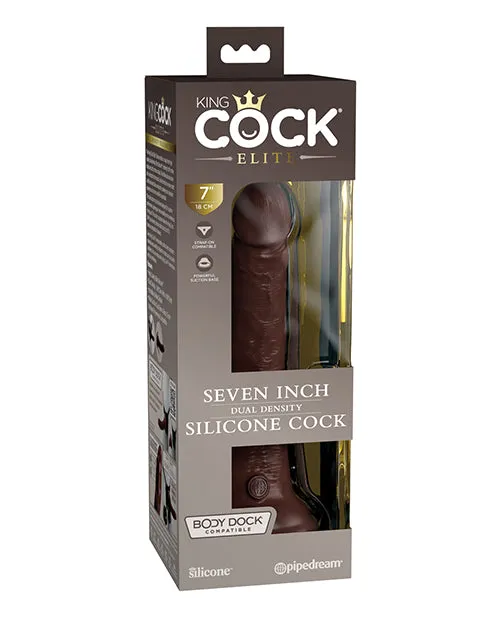 King Cock Elite 7 Dual Density Silicone Cock Pipedream Female Sex Toys