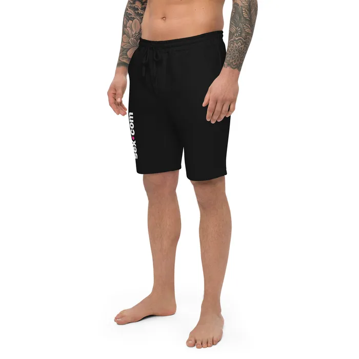 Kinkly Female Sex Toys Sexcom Mens Fleece Shorts