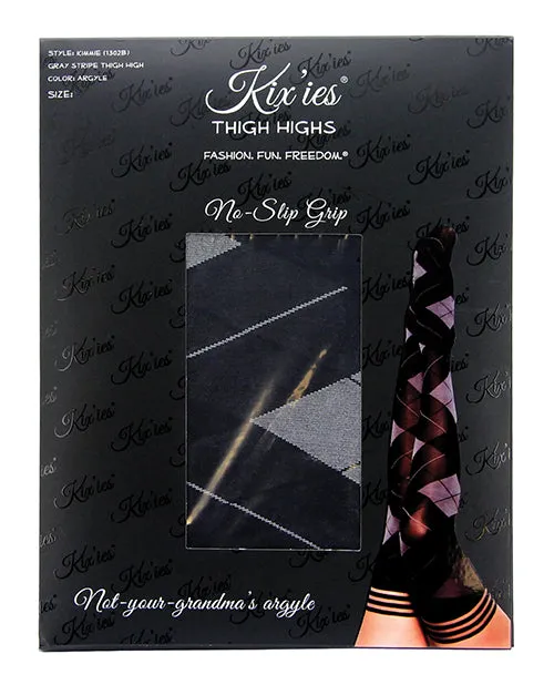 Kixies Kimmie Argyle Thigh High Argyle Kixies Vibrators