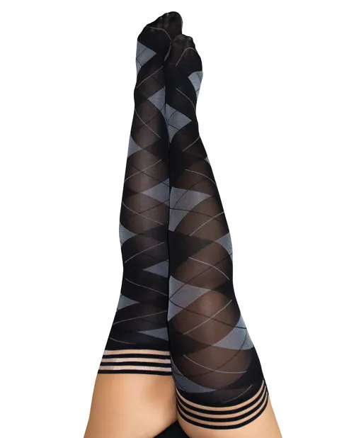 Kixies Kimmie Argyle Thigh High Argyle Kixies Vibrators