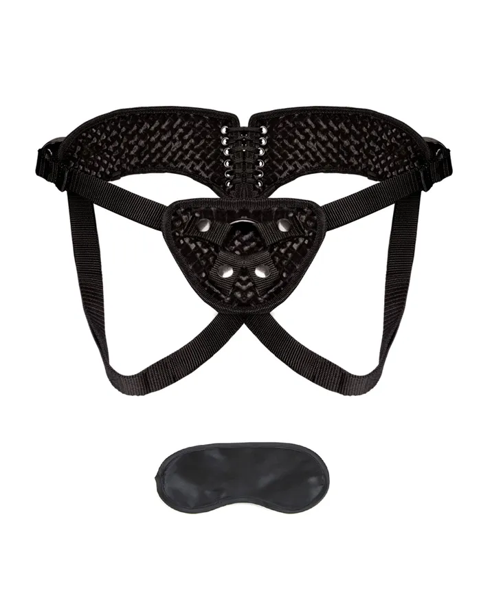 Lux Fetish Diamond Velvet Strapon Corset Lux Fetish Female Sex Toys