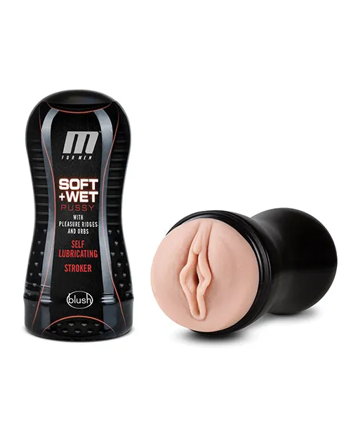 Male Sex Toys Blush Blush M for Men Soft and Wet Pussy Self Lubricating Stroker Male Sex Toys Blush Blush M for Men Soft and Wet Pussy Self Lubricating Stroker