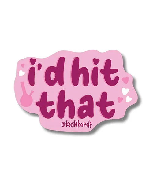 Male Sex Toys Kush Kards Id Hit That Sticker Pack of 3