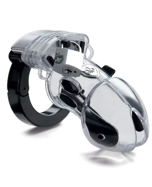 Male Sex Toys Mystim Mystim Pubic Enemy 1 Cock Cage Clear