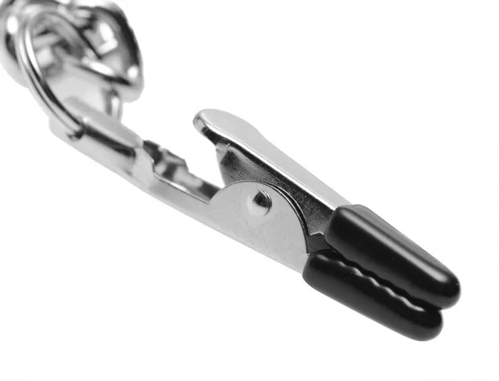 Master Series Couples Master Series Chained Collar with Nipple to Genital Clamps