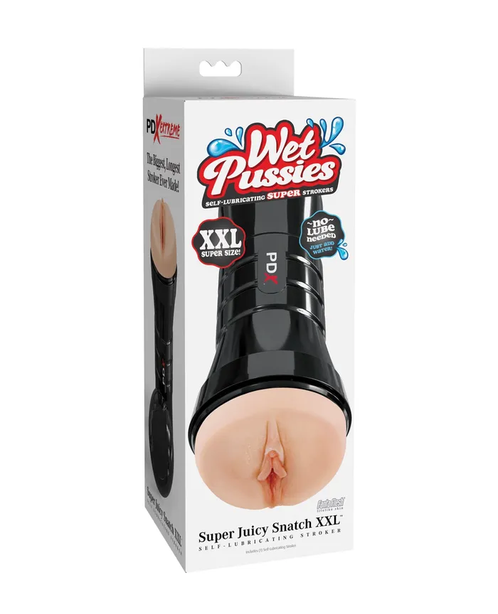 Pdx Brands Male Sex Toys PDX Extreme Wet Pussies Super Juicy Snatch XXL Light
