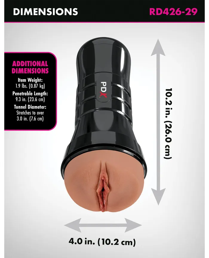 Pdx Brands Male Sex Toys PDX Extreme Wet Pussies Super Juicy Snatch XXL Light