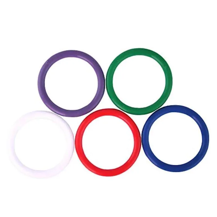 Pink BOB Dildos Set Of 5 Colorful Cock Rings