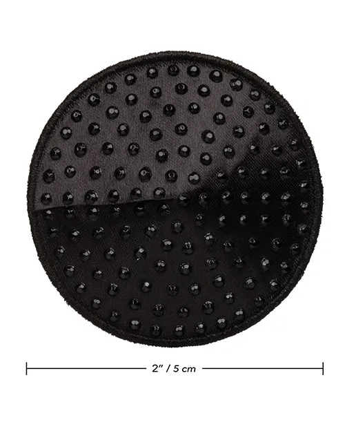 Radiance Round Pasties Black Os CalExotics Anal