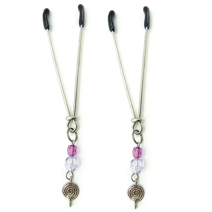 Sex Kitten Sex Kitten Clamps Purple Swirls Vibrators