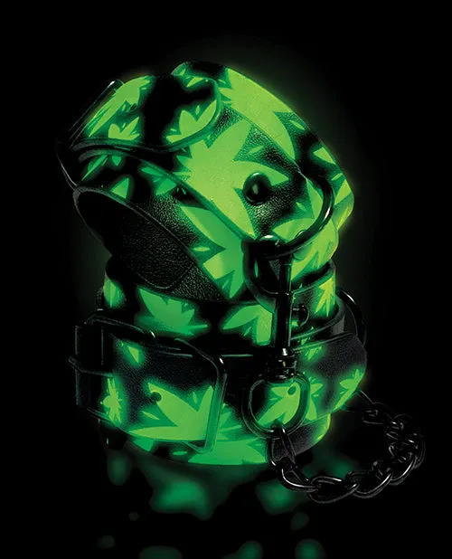 Stoner Vibes Glow in the Dark Ankle Cuffs Global Novelties Female Sex Toys