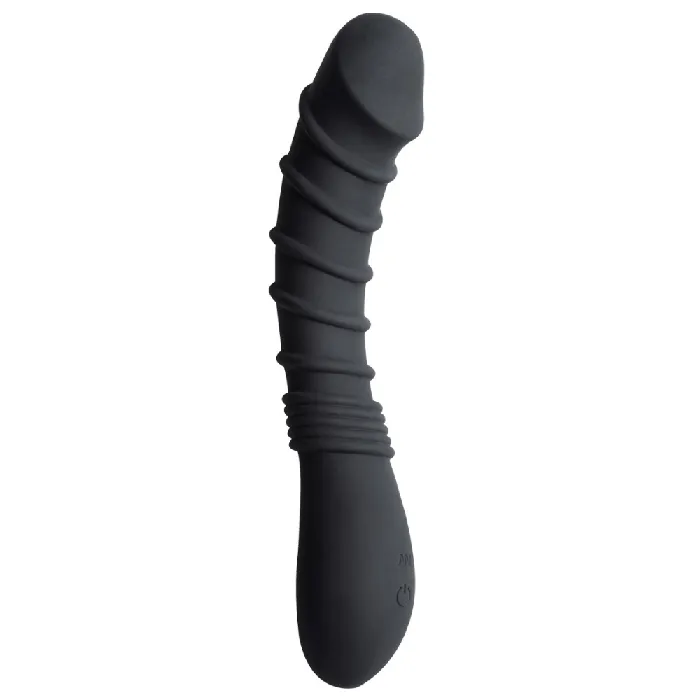 TooTimidcom Female Sex Toys Ringed Silicone Vibrating Power Dildo Mind Blowing GSpot PSpot Orgasms