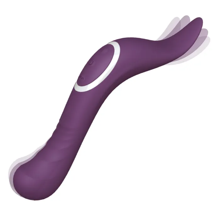 TooTimidcom Female Sex Toys The Incurve Flickering Tongue Rechargeable DualEnded Massager