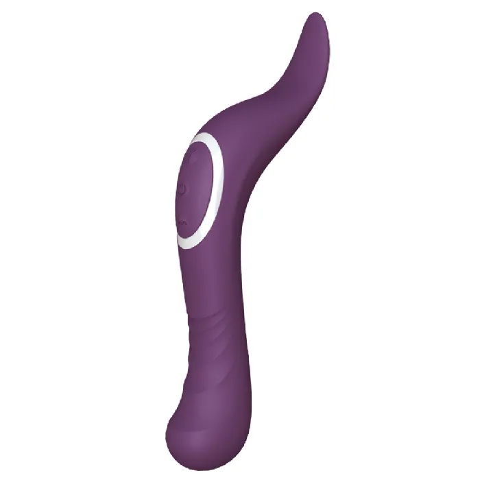TooTimidcom Female Sex Toys The Incurve Flickering Tongue Rechargeable DualEnded Massager