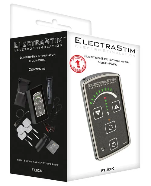 Vibrators Electrastim Flick Stimulator Multi Pack Em60m ElectraStim