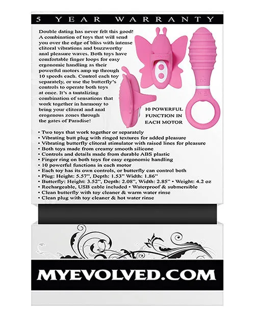Vibrators Evolved Evolved Double Date Kit Pink