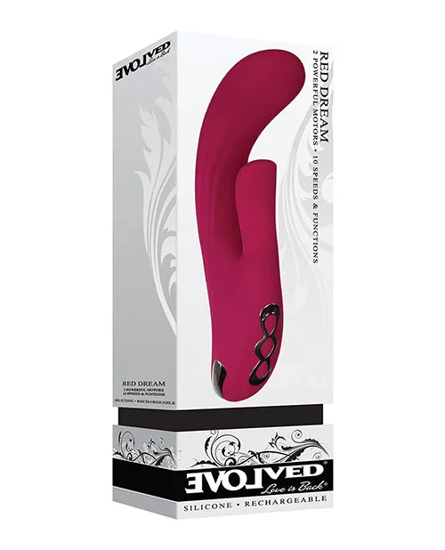 Vibrators Evolved Evolved Red Dream Dual Stim