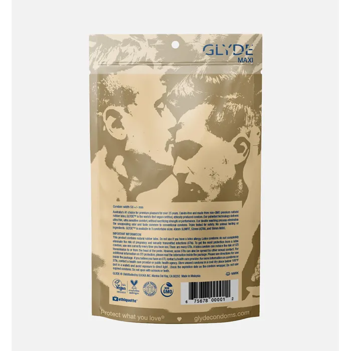 Vibrators Glyde Glyde Maxi Condoms