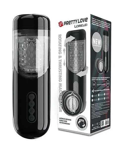 Vibrators Pretty Love Lorelei Rotating Thrusting Masturbator Black Pretty Love Vibrators Pretty Love Lorelei Rotating Thrusting Masturbator Black Pretty Love