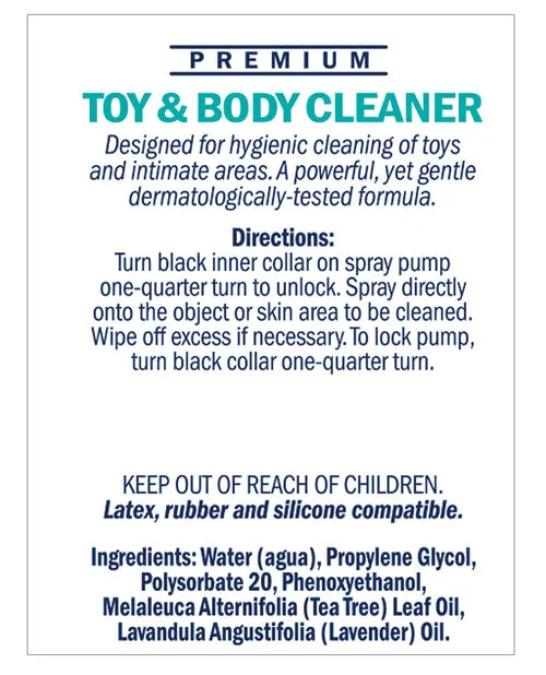 Vibrators Swiss Navy Toy Body Cleaner Swiss Navy