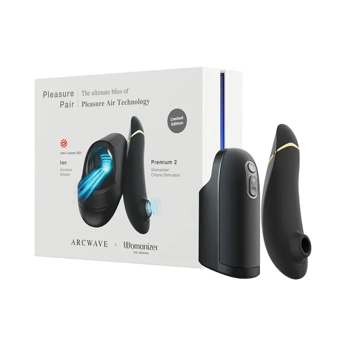 Womanizer Arcwave Pleasure Pair Ion Womanizer Premium 2 Vibrators