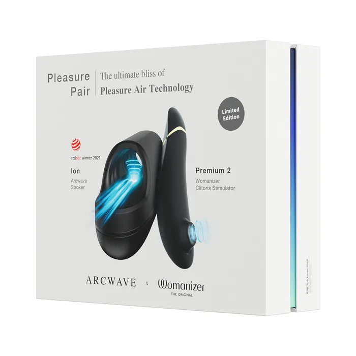Womanizer Arcwave Pleasure Pair Ion Womanizer Premium 2 Vibrators
