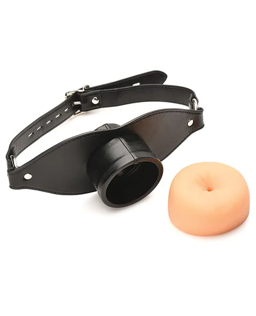 XR Brands Male Sex Toys Master Series Ass Face Mouth Gag XR Brands Male Sex Toys Master Series Ass Face Mouth Gag
