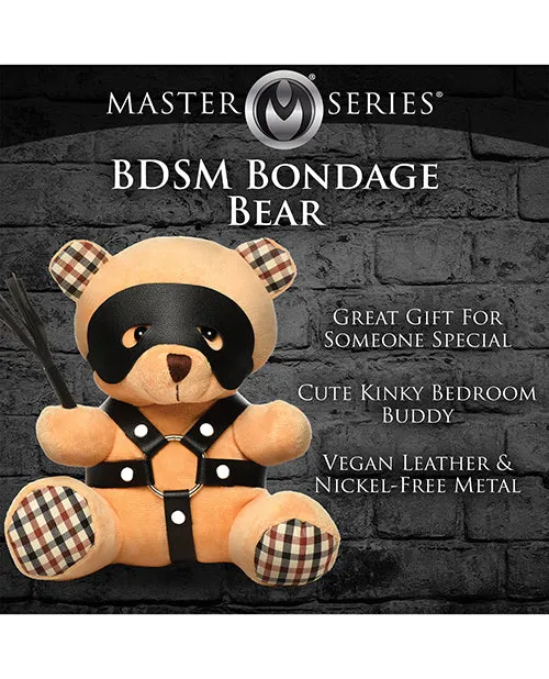 XR Brands Male Sex Toys Master Series BDSM Teddy Bear Plush